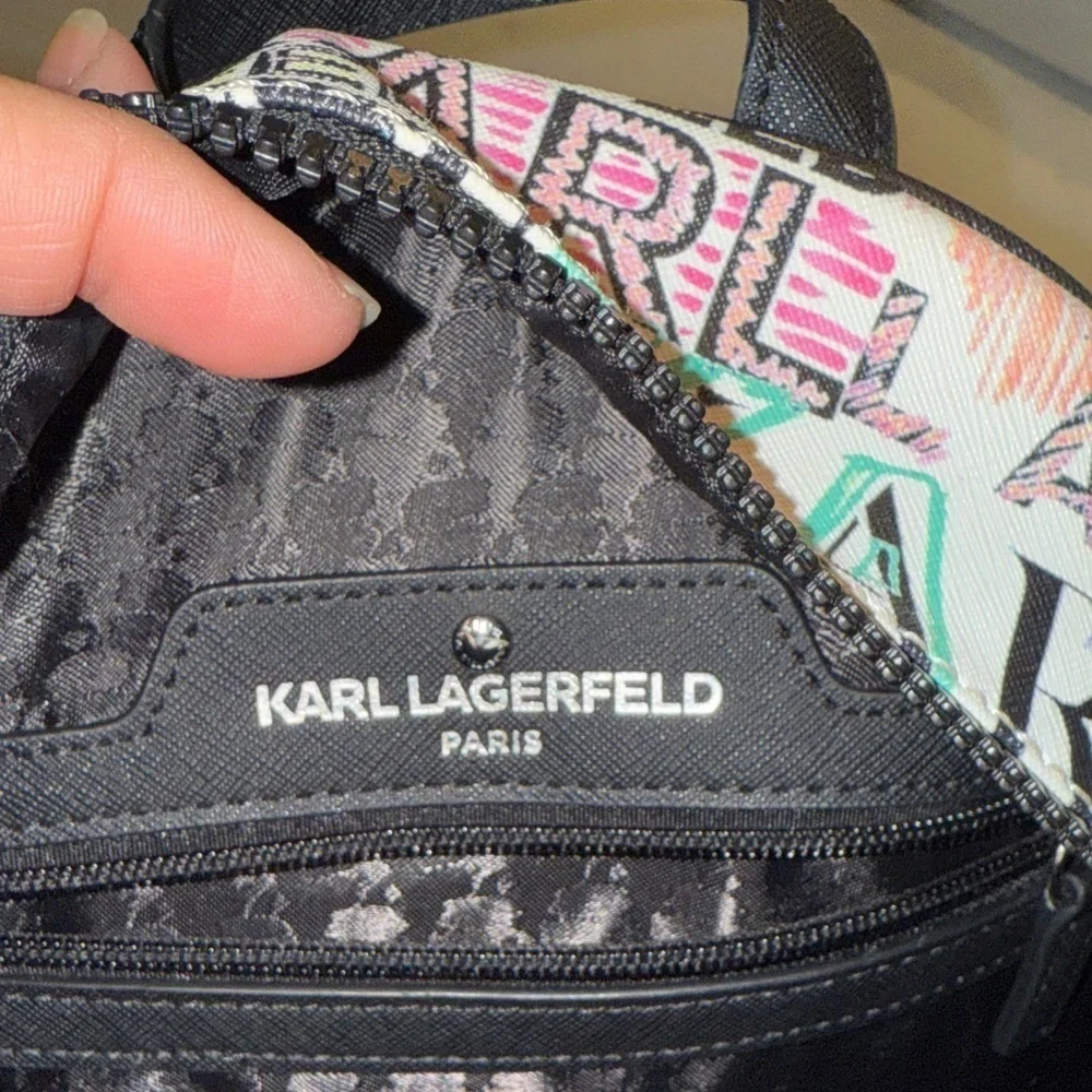 Karl Lagerfeld Paris Backpack Karl Pastel Multi Color.